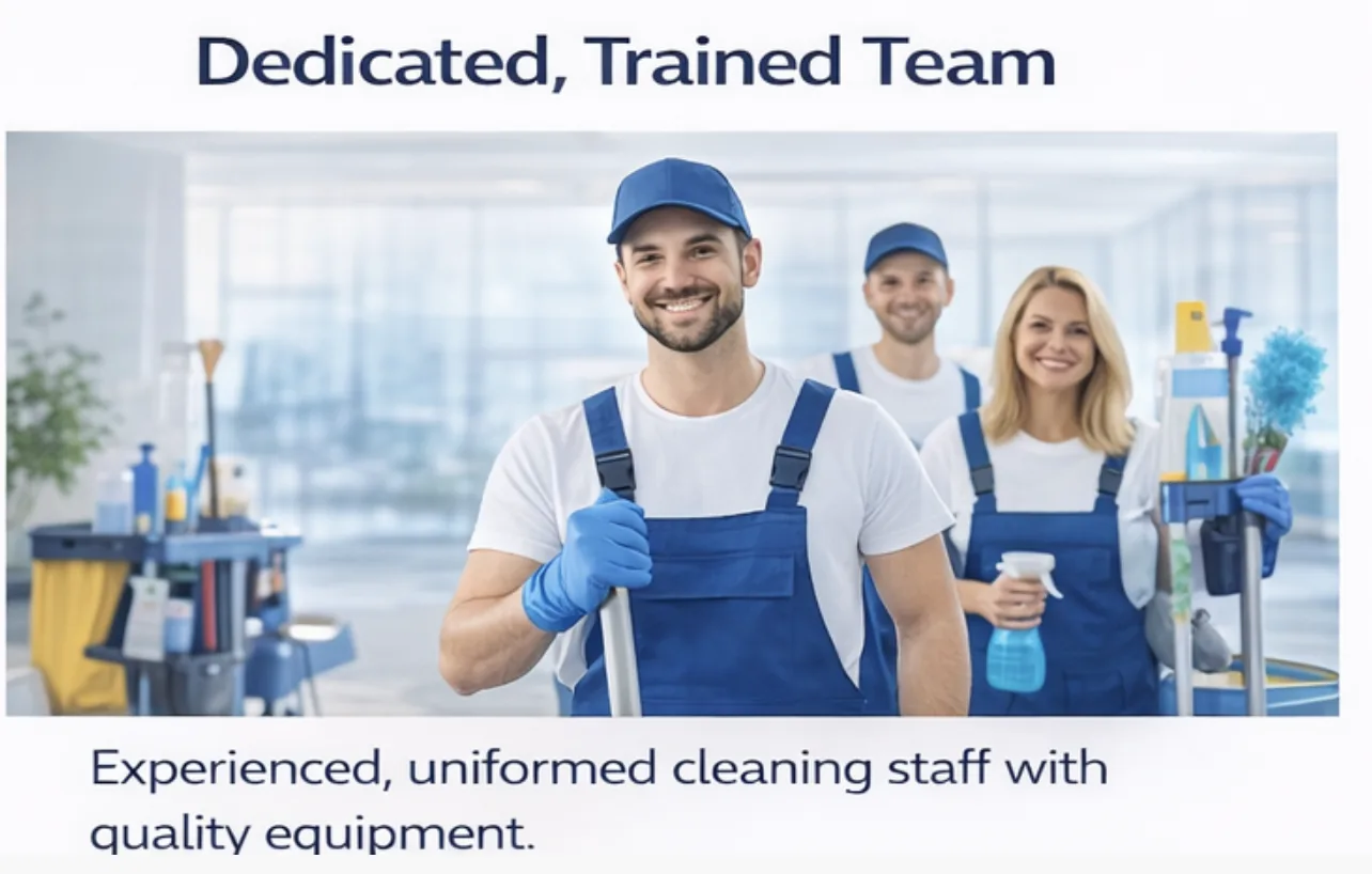 Dedicated trained team