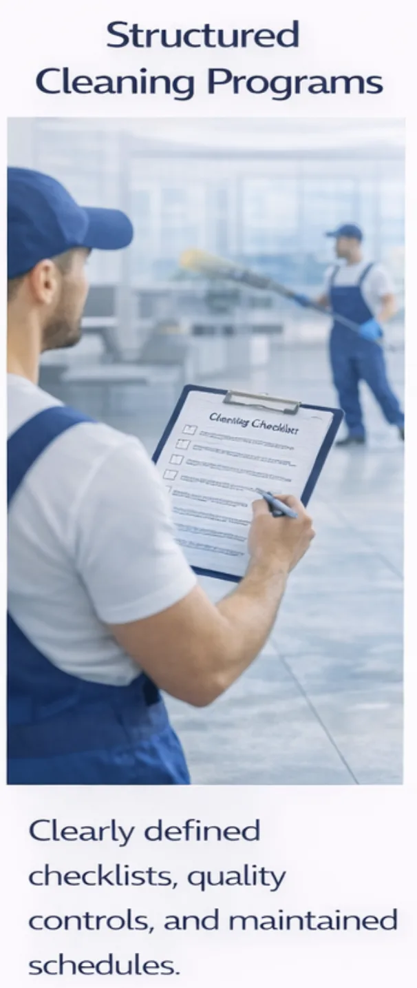 Structured Cleaning Programs